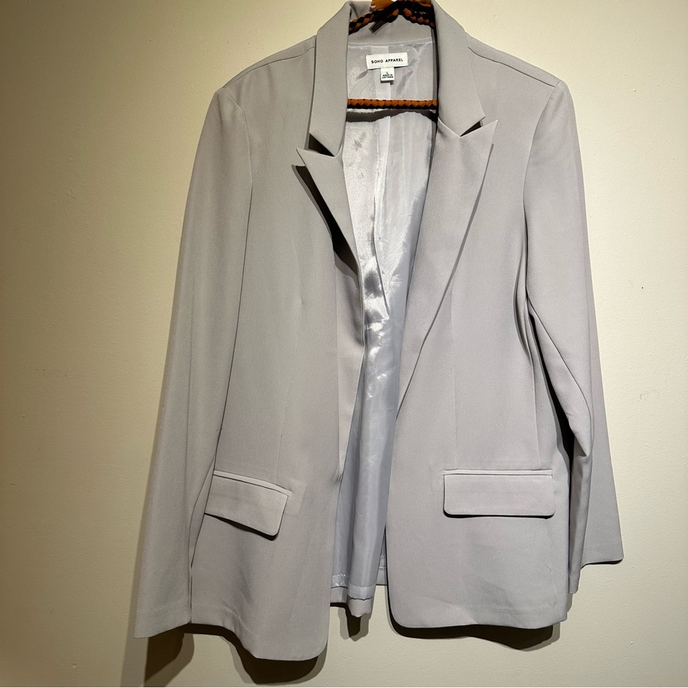 🔵SOHO APPAREL | Lilac Open Blazer